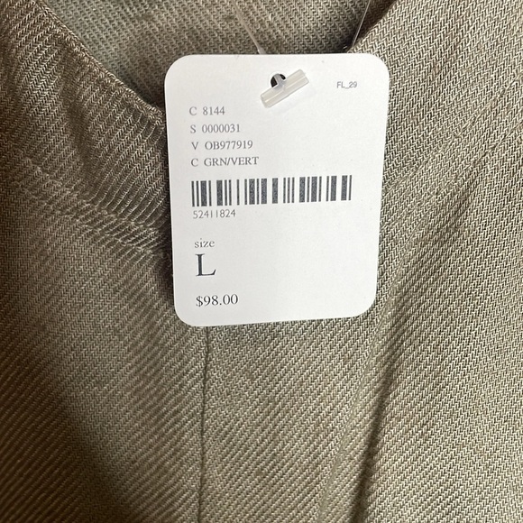 Free People | Women’s Crisp And Cool Midi Dress in Green/Vert Size Large NWT - Picture 7 of 8